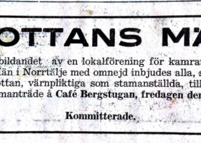 ANnons i lokaltidningen